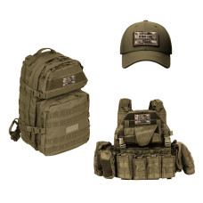 Набір шевронів 2 шт. на липучці "Хорошим я вже був" 5х8 см піксель, вишита нашивка шеврон