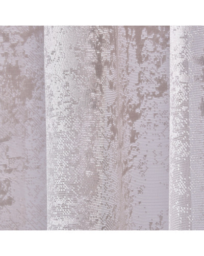 Тканина тюль жакард Мармур, 285 см, 115 г/м2 VG0738-беж