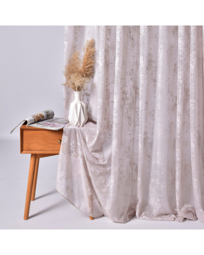 Тканина тюль жакард Мармур, 285 см, 115 г/м2 VG0738-беж