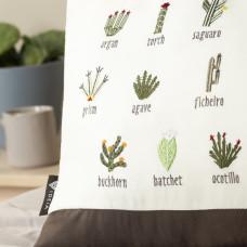 Подушка декоративна Кактус IDEIA 35х53 см з вишивкою антиалергенна стильна