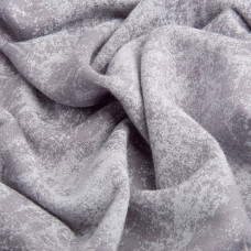 Тканина трикотаж тринитка Мармур фліс, 310 г/м2, 185 см сірий