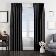 Тканина портьєрна однотонна Фонлук Canvas, шторна тканина, тканина для штор, штори, портьєри, гардини