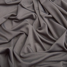 Тканина трикотаж Масло, 150 см, легка та еластична тканина, для суконь, спідниць, блузок і тунік сірий