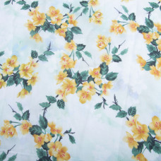 Тканина Батист Жасмін, 145 см, 77 г/м2, бавовна, натуральна тканина для одягу, бавовна зелена