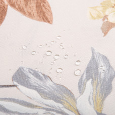 Тканина декоративна Колібрі бавовна з водовідштовхувальним просоченням, для скатертин, штор, декору V-66 молоко
