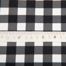 Тканина декоративна Клітинка з водовідштовхувальним просоченням, 180 см, 215 г/м2, тканина для скатертин, штор, декору