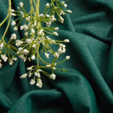 Тканина джинс, джинсова 150 см 230 г/2 стрейчева, для джинсів, костюмів, спідниць, дитячого одягу т/зелена