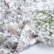 Тканина костюмно-плательна льон з віскозою 140 см 180 г/м2 для суконь, костюмів, спідниць, штанів, комбінезонів