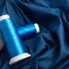 Тканина джинс, джинсова 150 см 185 г/2 стрейчева, для джинсів, костюмів, спідниць, дитячого одягу синя