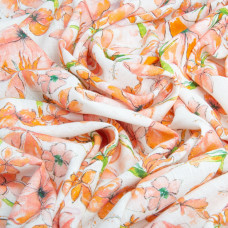 Тканина костюмно-плательна льон з віскозою 140 см 180 г/м2 для суконь, костюмів, спідниць, штанів, комбінезонів