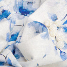 Тканина костюмно-плательна льон з віскозою 140 см 180 г/м2 для суконь, костюмів, спідниць, штанів, комбінезонів