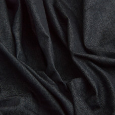 Тканина джинс, джинсова 150 см 185 г/2 стрейчева, для джинсів, костюмів, спідниць, дитячого одягу чорна