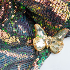 Тканина костюмна паєтка Хамелеон 210 г/м2 130 см для карнавальних і вечірніх костюмів і аксесуарів