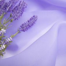 Тканина органза шовк 145 см 55 г/м2 для карнавальних, вечірніх костюмів, плаття, для декору бузок