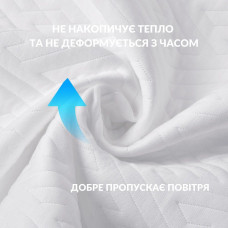 Подушка ортопедична NeckWave 60х40х11/9 см IDEIA анатомічна з ефектом пам'яті для сну на боці, спині