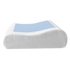 Подушка ортопедична CoolGel 60х40х11/9 см IDEIA анатомічна з ефектом пам'яті для сну на боці, спині та животі
