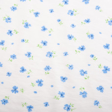 Тканина плательна віскоза Санторіні, 145 см 120 г/м2 для суконь, спідниць, штанів, дитячого одягу, незабудка