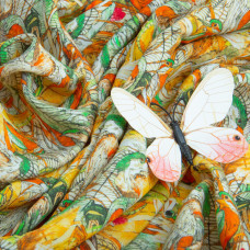 Тканина плательна віскоза 145 см 90 г/м2 для суконь, спідниць, штанів, дитячого одягу лелека