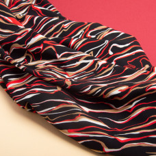 Тканина плательна Super soft 150 см 95 г/м2 легка, для суконь, спідниць, штанів, аксесуарів Роберто чорна