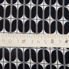 Тканина платтяна віскоза Венеція, 145 см 90 г/м2 для суконь, спідниць, штанів, дитячого одягу чорна