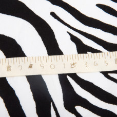 Тканина плательна штапель віскоза 145 см 95 г/м2 для суконь, спідниць, штанів, комбінезонів, дитячого одягу зебра