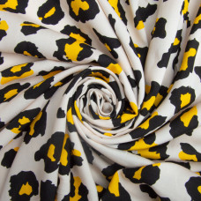 Тканина плательна штапель віскоза 145 см 95 г/м2 для суконь, спідниць, штанів, комбінезонів, дитячого одягу Анімал