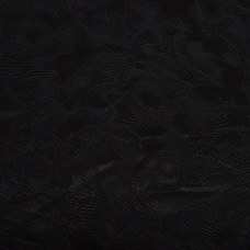 Тканина плательна жакард 140 г/м2 145 см чорна віскоза бавовна, натуральна мармурна