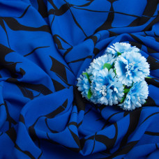 Тканина плательна Super soft 150 см 95 г/м2 легка, для суконь, спідниць, штанів, аксесуарів мариво електрик