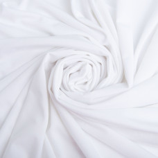 Тканина трикотаж масло Саманта 185 г/м2 150 см легка еластична стрейчева білий