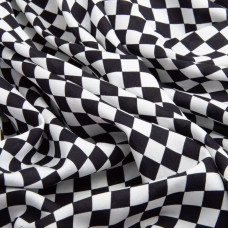 Тканина плательна штапель віскоза 145 см 90 г/м2 для суконь, спідниць, штанів, комбінезонів, дитячого одягу шахи