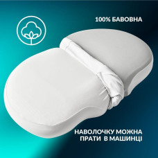Подушка ортопедична CloudTherapy 65х40х10 см IDEIA анатомічна з ефектом пам'яті для сну на боці, спині