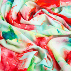 Тканина плательна штапель віскоза 145 см 130 г/м2 для суконь, спідниць, штанів, комбінезонів, дитячого одягу