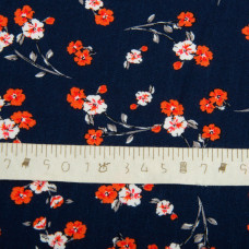 Тканина плательна штапель віскоза 145 см 130 г/м2 для суконь, спідниць, штанів, комбінезонів, дитячого одягу Злата