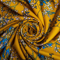 Тканина плательна штапель віскоза 145 см 140 г/м2 для суконь, спідниць, штанів, комбінезонів, дитячого одягу