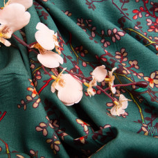 Тканина плательна штапель віскоза 145 см 140 г/м2 для суконь, спідниць, штанів, комбінезонів, дитячого одягу