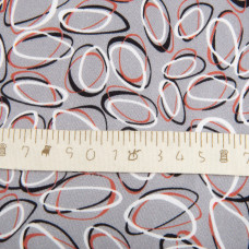 Тканина штапель віскоза 135 г/м2 плательна тканина натуральна, для блузок, платтів, спідниць камінці