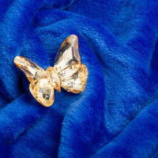 Тканина махрове полотно Велсофт, м'яка тканина для плеча, халатів, піжам, покривал електрик