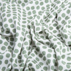 Тканина плательна штапель віскоза 145 см 90 г/м2 для суконь, спідниць, штанів, комбінезонів, дитячого одягу горохи