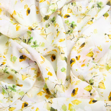 Тканина плательна штапель віскоза 145 см 90 г/м2 для суконь, спідниць, штанів, комбінезонів, дитячого одягу травень