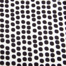 Тканина плательна штапель віскоза 145 см 90 г/м2 для суконь, спідниць, штанів, комбінезонів, дитячого одягу горохи