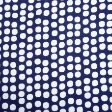 Тканина плательна штапель віскоза 145 см 90 г/м2 для суконь, спідниць, штанів, комбінезонів, дитячого одягу горохи