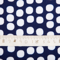 Тканина плательна штапель віскоза 145 см 90 г/м2 для суконь, спідниць, штанів, комбінезонів, дитячого одягу горохи