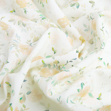 Тканина плательна штапель віскоза 145 см 90 г/м2 для суконь, спідниць, штанів, комбінезонів, дитячого одягу Розалі