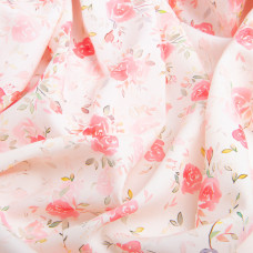 Тканина плательна штапель віскоза 145 см 90 г/м2 для суконь, спідниць, штанів, комбінезонів, дитячого одягу Розалі