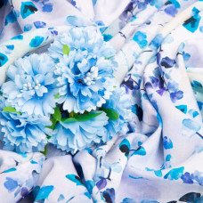 Тканина плательна штапель віскоза 145 см 90 г/м2 для суконь, спідниць, штанів, комбінезонів, дитячого одягу травень