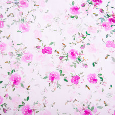 Тканина плательна штапель віскоза 145 см 90 г/м2 для суконь, спідниць, штанів, комбінезонів, дитячого одягу Розалі