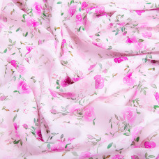 Тканина плательна штапель віскоза 145 см 90 г/м2 для суконь, спідниць, штанів, комбінезонів, дитячого одягу Розалі
