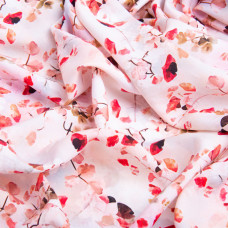 Тканина плательна штапель віскоза 145 см 90 г/м2 для суконь, спідниць, штанів, комбінезонів, дитячого одягу травень