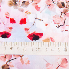 Тканина плательна штапель віскоза 145 см 90 г/м2 для суконь, спідниць, штанів, комбінезонів, дитячого одягу травень