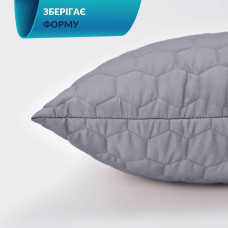 Подушка декоративна Silhouette IDEIA 50х50 см антиалергенне волокно сіра